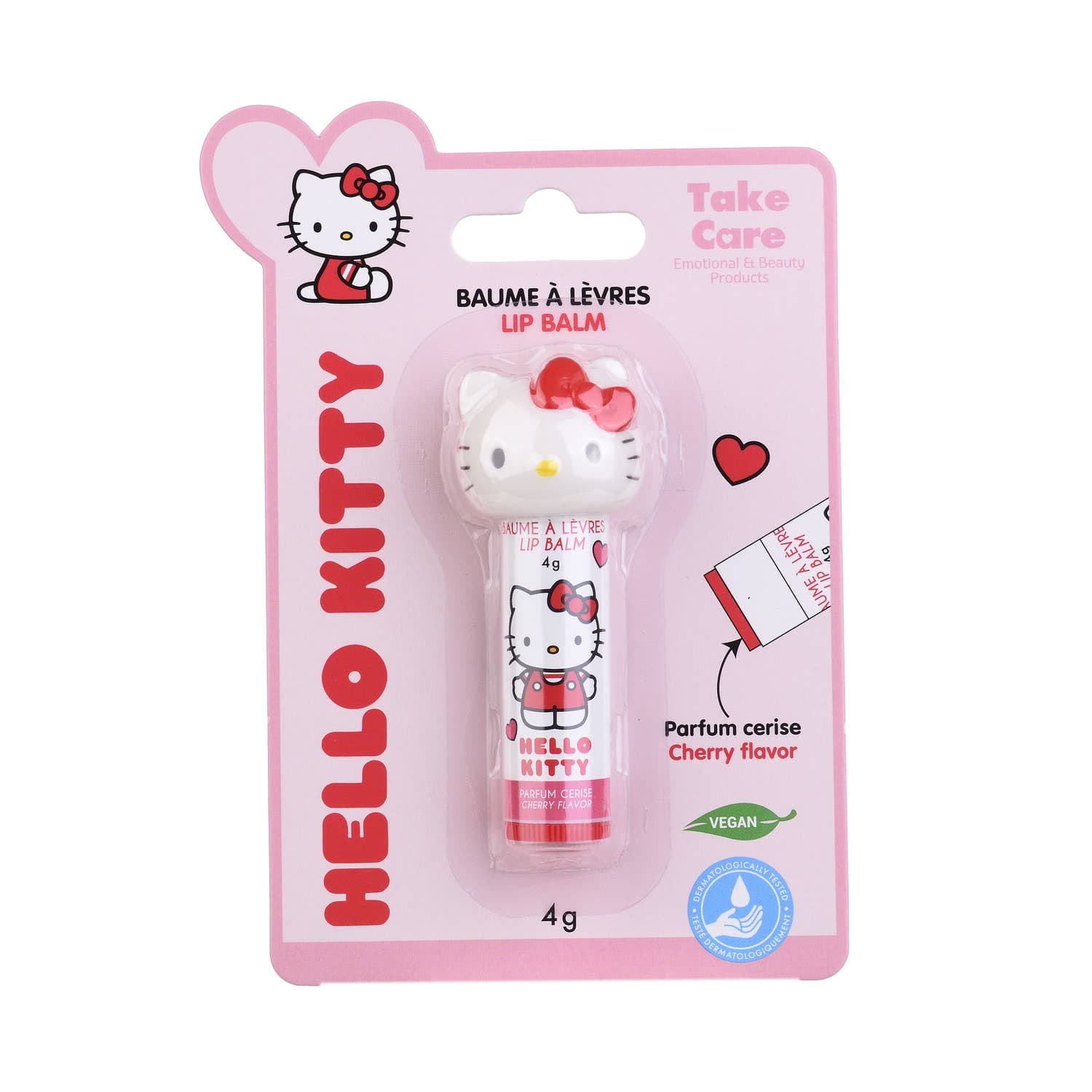 Villem Hello Kitty 3D Lip Balm - Cherry (4g) Takecare by polyflame europe