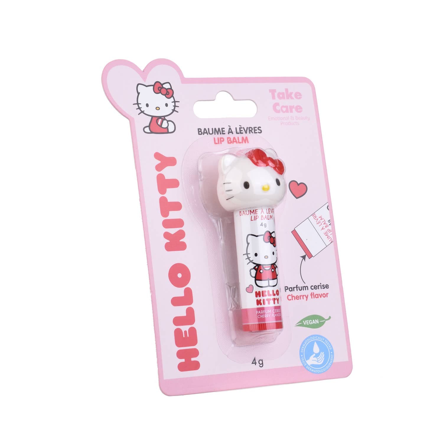 Villem Hello Kitty 3D Lip Balm - Cherry (4g) Takecare by polyflame europe