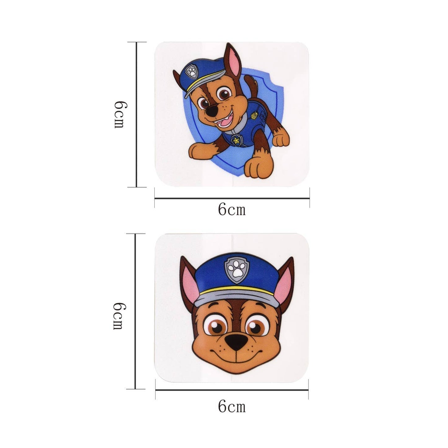 Villem Paw Patrol Chase tattoo-efektiga plaastrid metallkarbis 24 tk Takecare by polyflame europe