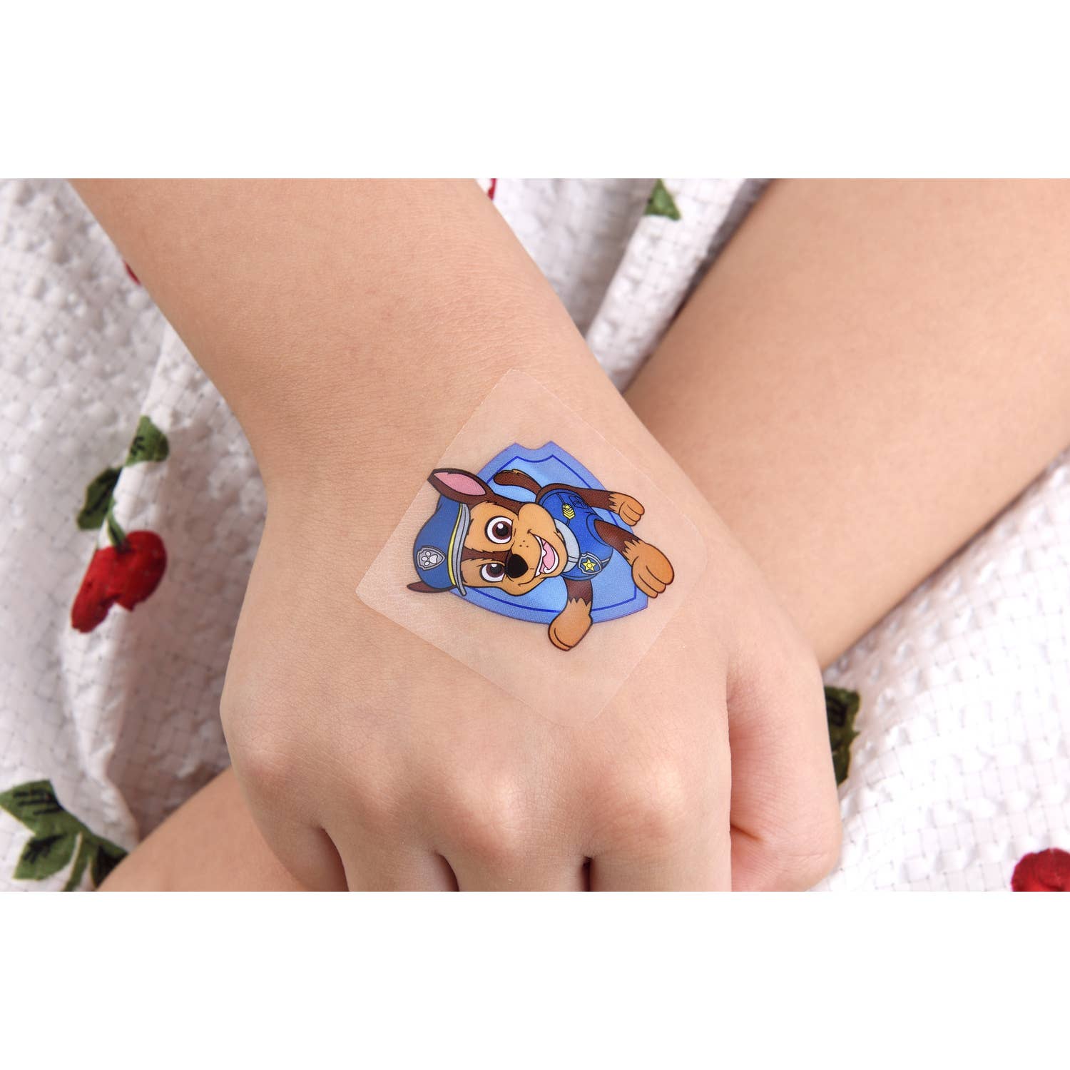Villem Paw Patrol Chase tattoo-efektiga plaastrid metallkarbis 24 tk Takecare by polyflame europe