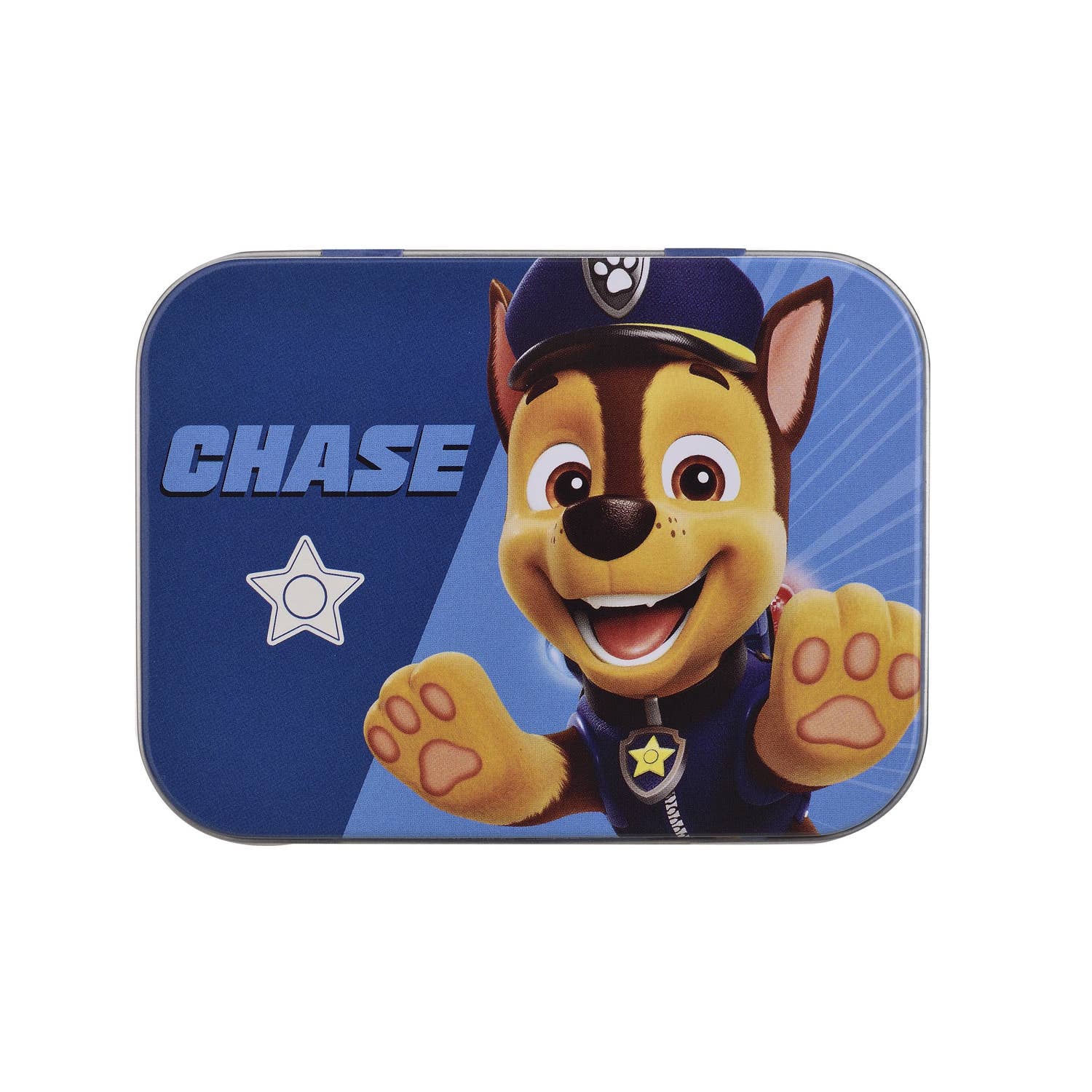 Villem Paw Patrol Chase tattoo-efektiga plaastrid metallkarbis 24 tk Takecare by polyflame europe