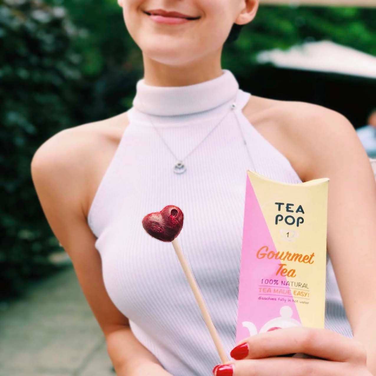 Villem Tea-Pop looduslik gurmeetee pulgal Apple-Berry 1 tk TeaPop