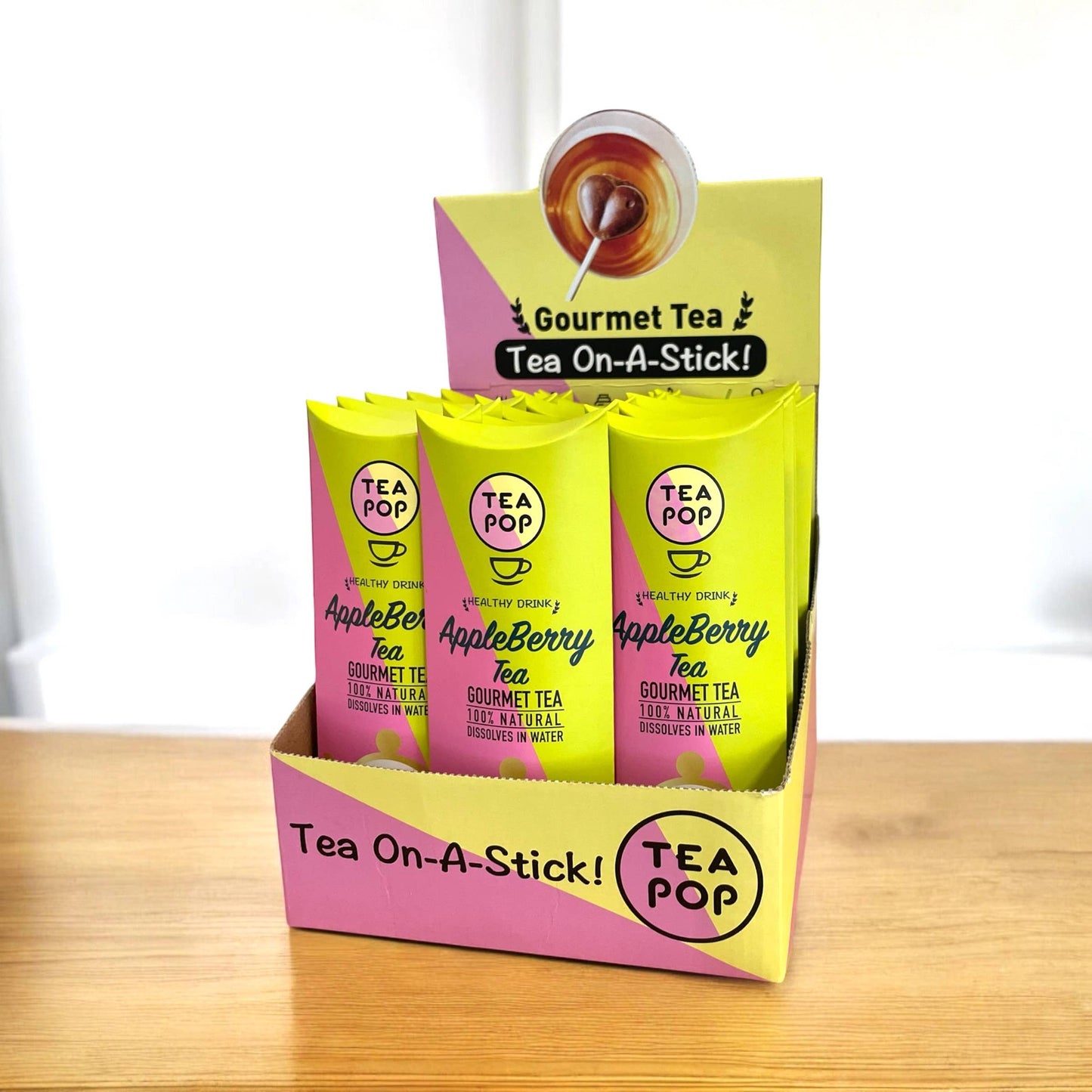 Villem Tea-Pop looduslik gurmeetee pulgal Apple-Berry 1 tk TeaPop