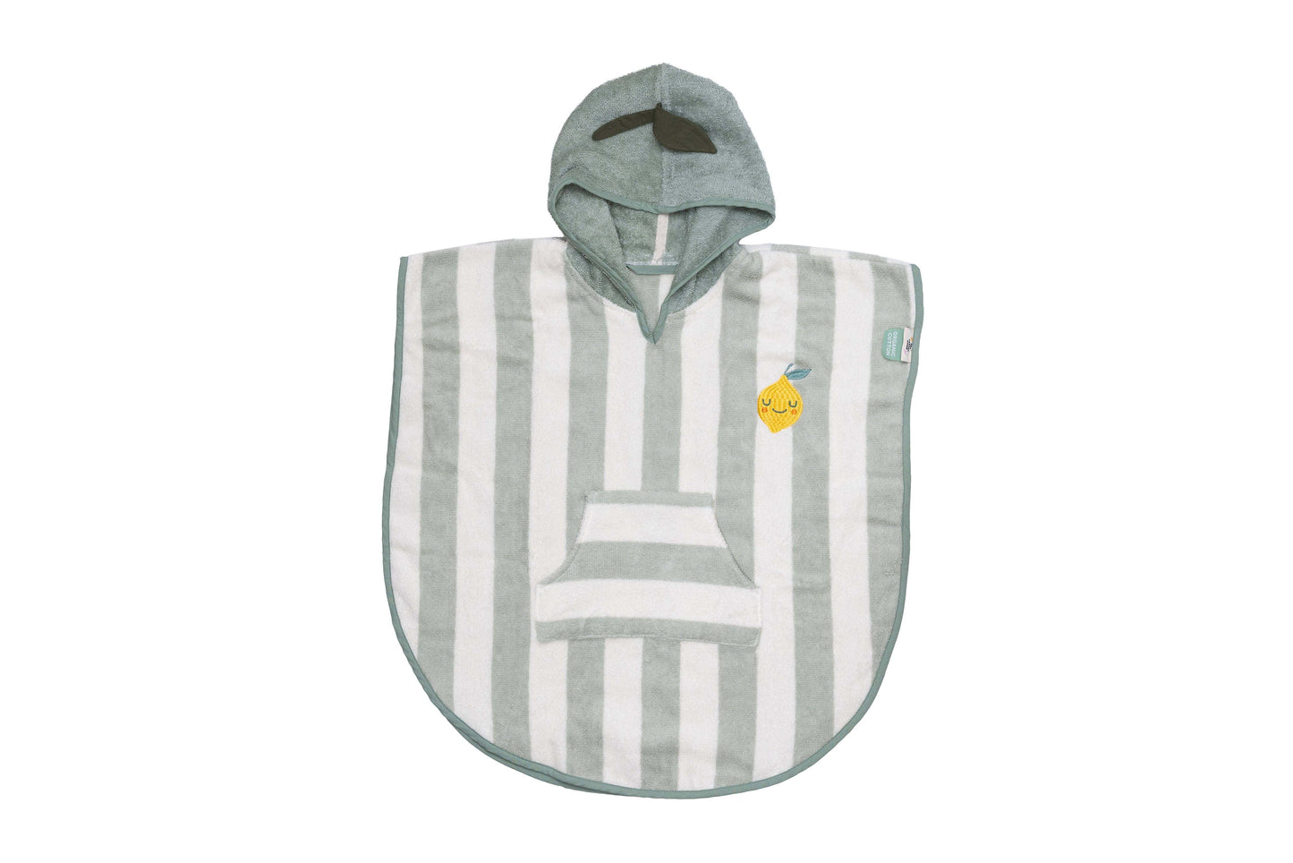 Villem Hooded Poncho Lola Lemon the cotton cloud