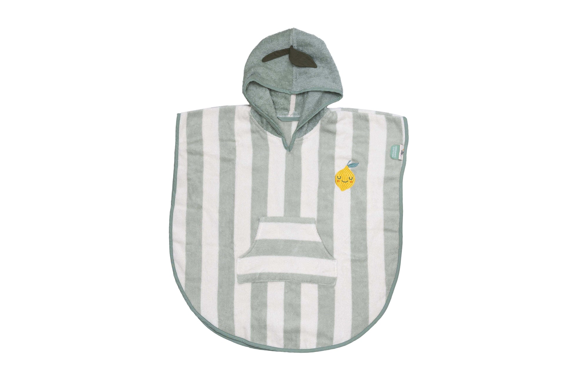 Villem Hooded Poncho Lola Lemon the cotton cloud