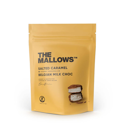 Villem SALTED CARAMEL + BELGIAN MILK CHOC 90g The Mallows