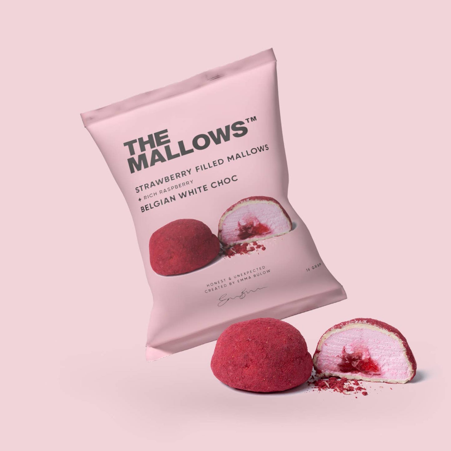 Villem STRAWBERRY FILLED MALLOWS + RICH RASPBERRY BOX  - 5 x 16G The Mallows