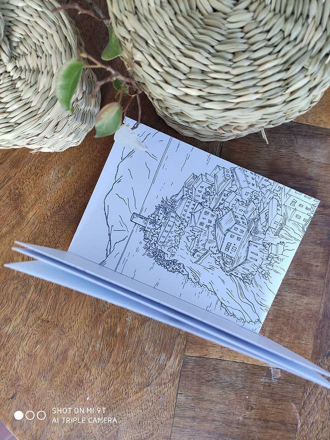Villem Cinque Terre – postkaartide värviraamat (itaalia-inglise väljaanne) Toscana Book