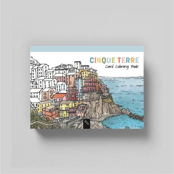 Villem Cinque Terre – postkaartide värviraamat (itaalia-inglise väljaanne) Toscana Book