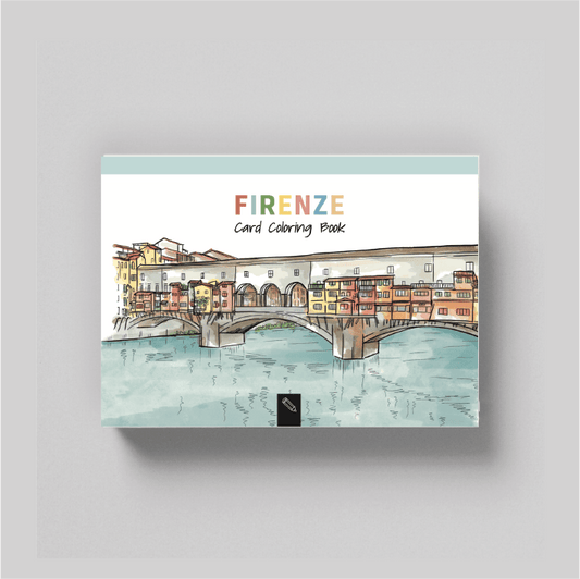 Villem Florence – postkaartide värviraamat (itaalia-inglise väljaanne) Toscana Book