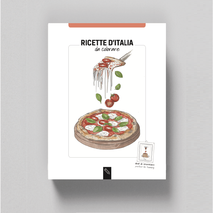 Villem Italian Recipes to Color – värviraamat (Itaalia-Inglise väljaanne) Toscana Book
