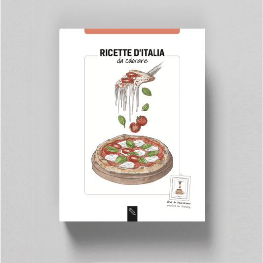 Villem Italian Recipes to Color – värviraamat (Itaalia-Inglise väljaanne) Toscana Book