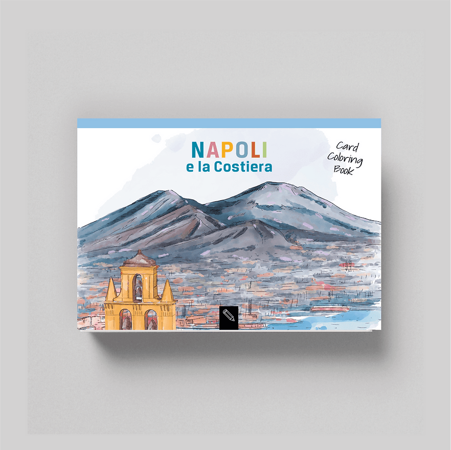 Villem Naples and the Coast – postkaartide värviraamat (itaalia-inglise väljaanne) Toscana Book