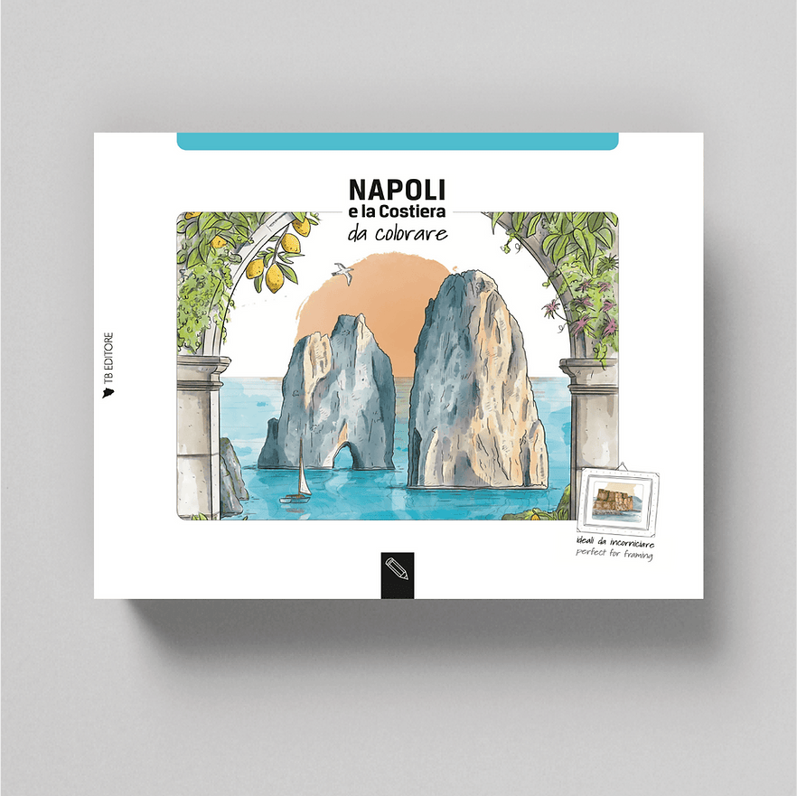 Villem Naples and the Coast to Color – värviraamat (Itaalia-Inglise väljaanne) Toscana Book