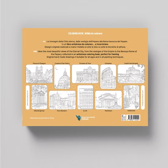 Villem Rome to Color – värviraamat (Itaalia-Inglise väljaanne) Toscana Book