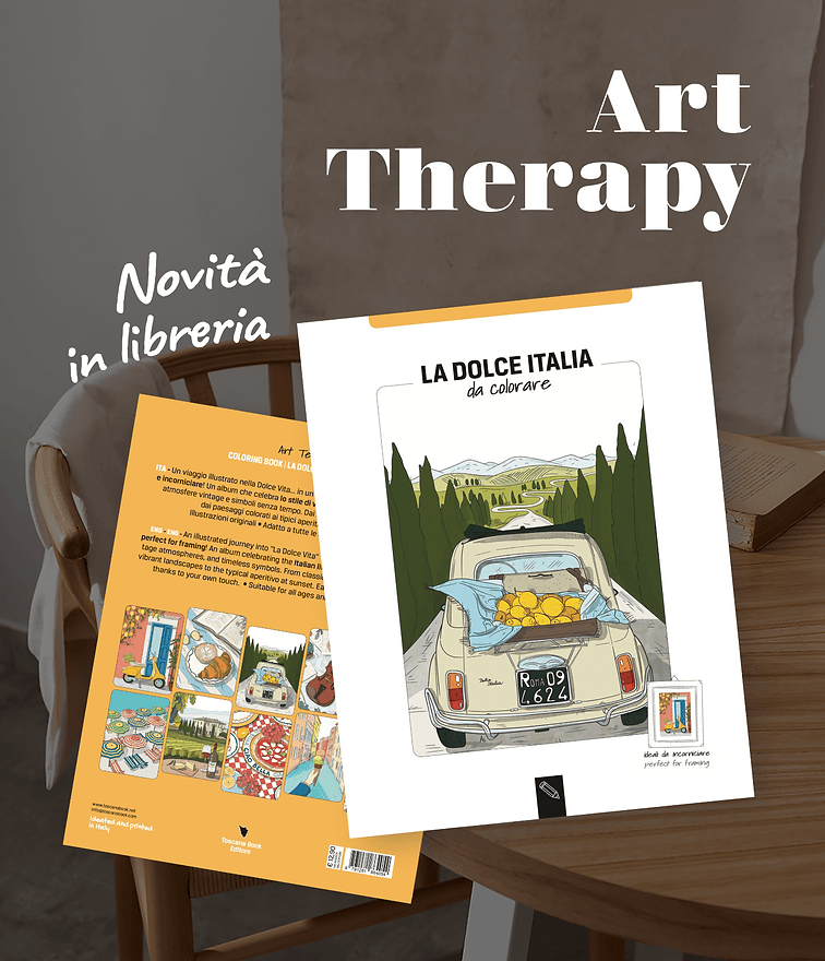 Villem Sweet Italy to Color – värviraamat (itaalia-inglise väljaanne) Toscana Book