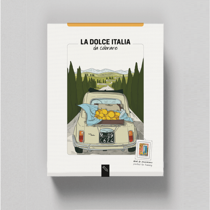 Villem Sweet Italy to Color – värviraamat (itaalia-inglise väljaanne) Toscana Book