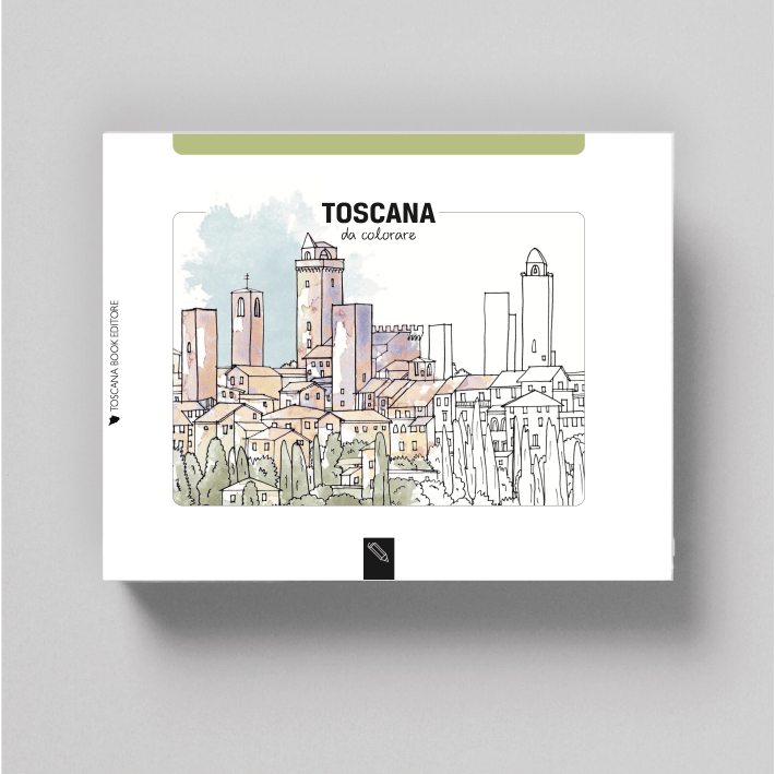 Villem Tuscany to Color – värviraamat (itaalia-inglise väljaanne) Toscana Book