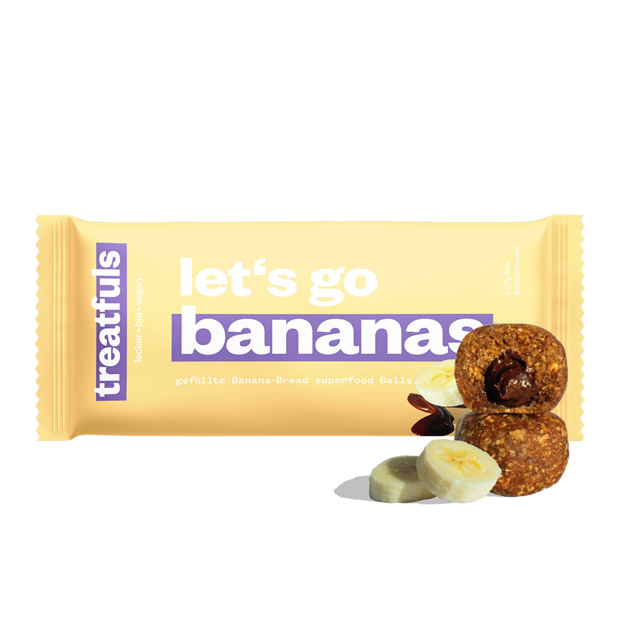 Villem Banana bread filled energy balls organic + vegan + gluten-free treatfuls