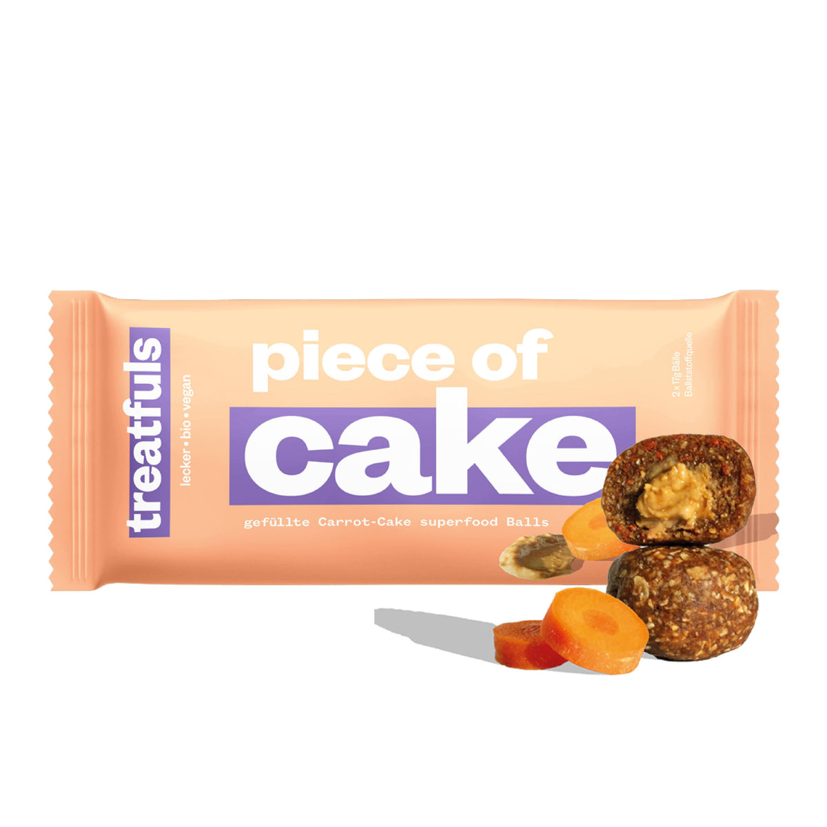 Villem Carrot cake filled energy balls organic + vegan + gluten-free treatfuls