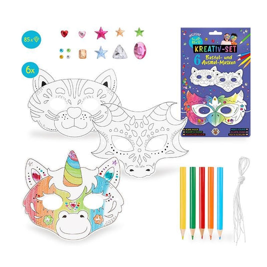 Villem Loomamaskide kristallide ja pliiatsitega- meisterda ise 5tk TrendHaus