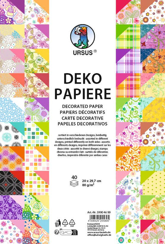 Villem Decorative papers, DIN A4 URSUS® / Buntpapierfabrik Ludwig Bähr GmbH & Co. KG