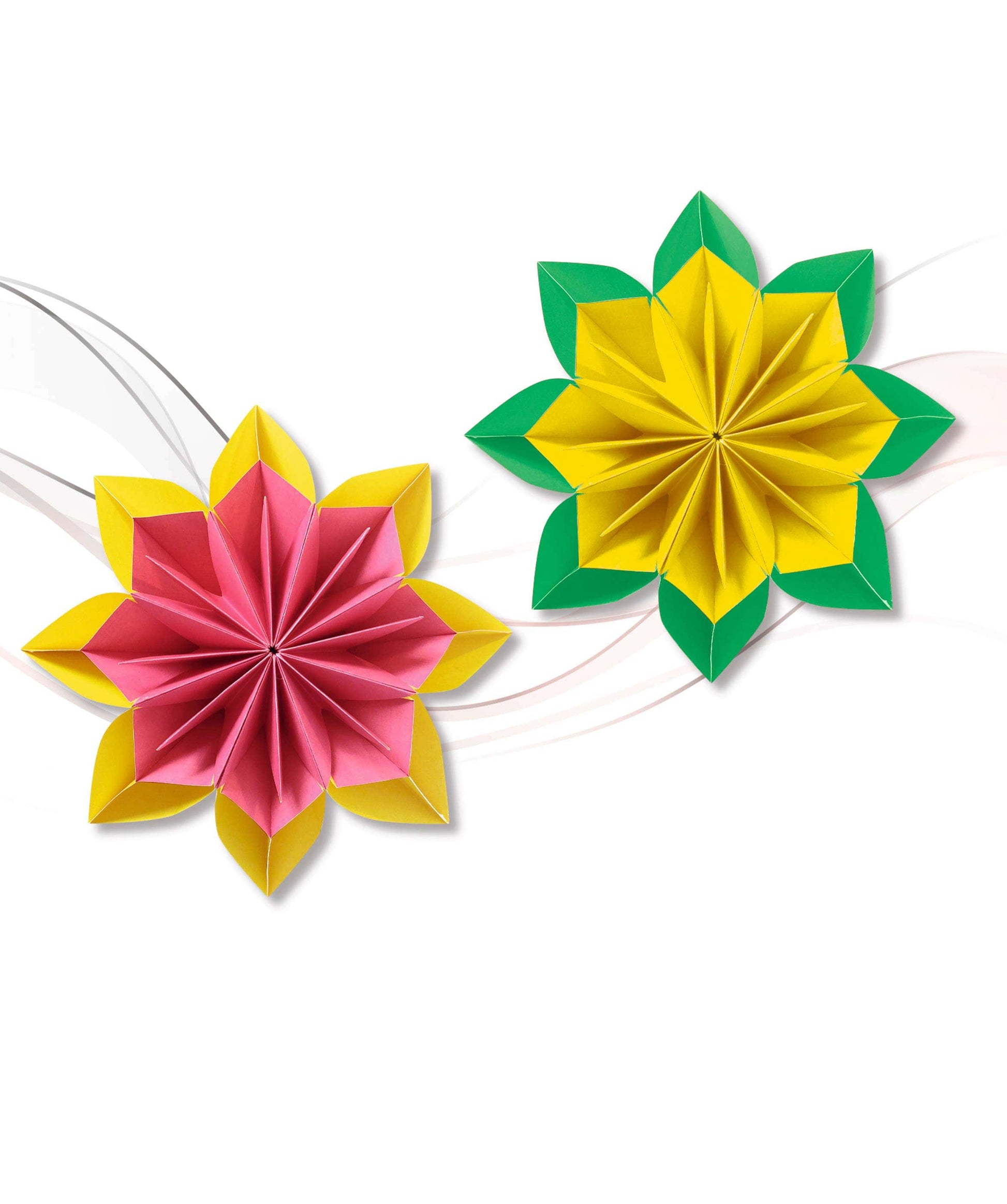 Villem Origami paberite komplekt 15 × 15 cm, 100 lehte, 10 värvikombinatsiooni “Neon” URSUS® / Buntpapierfabrik Ludwig Bähr GmbH & Co. KG