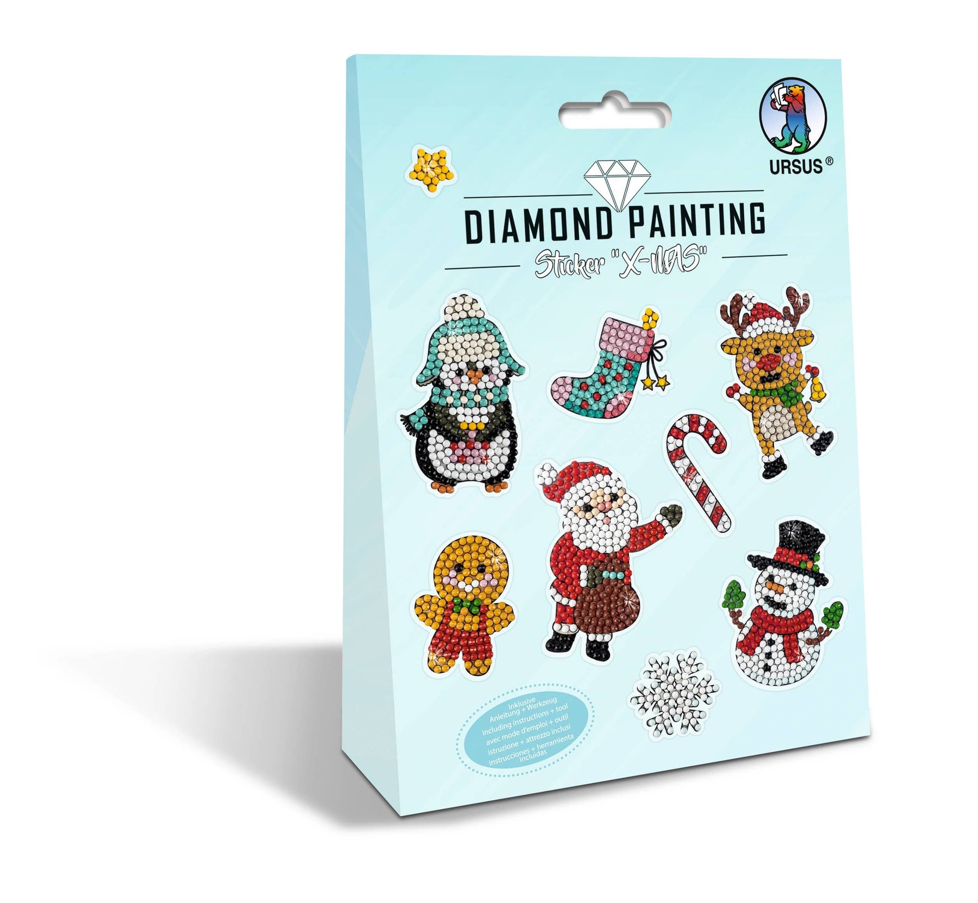 Villem Diamond Painting Sticker “X-Mas” URSUS®
