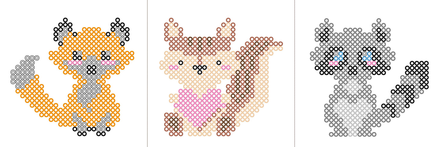 Villem Iron-on bead set "Forest Animals" URSUS®