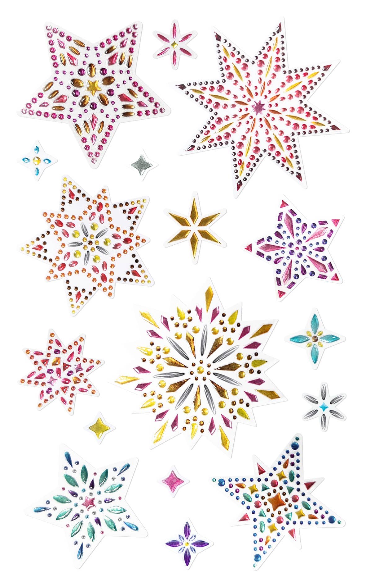 Villem Jõulutähekesed kristallkleebised 17 tk URSUS®