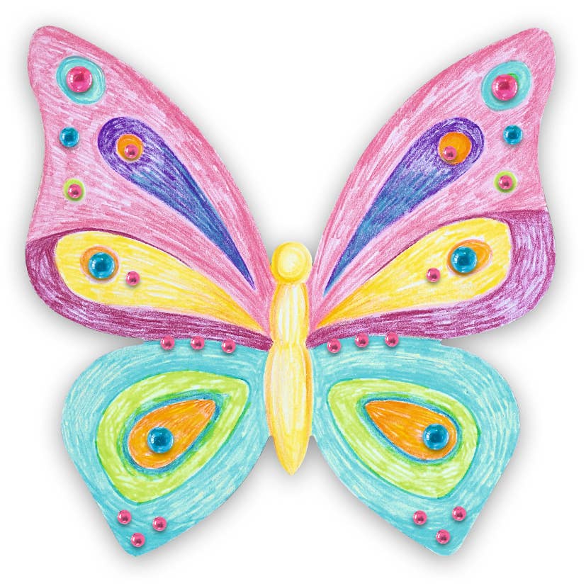 Villem Liblikakujulised meisterdamisalused värvimiseks 22 × 22 cm, 20 tk URSUS®