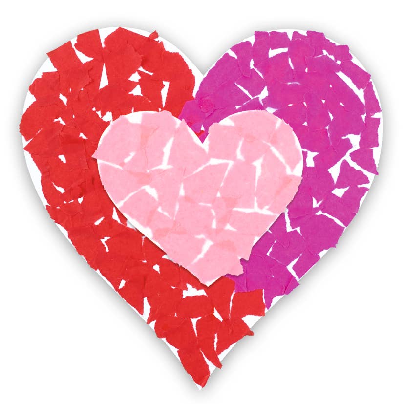 Villem Südamekujulised meisterdamisalused värvimiseks 22 × 22 cm, 20 tk URSUS®