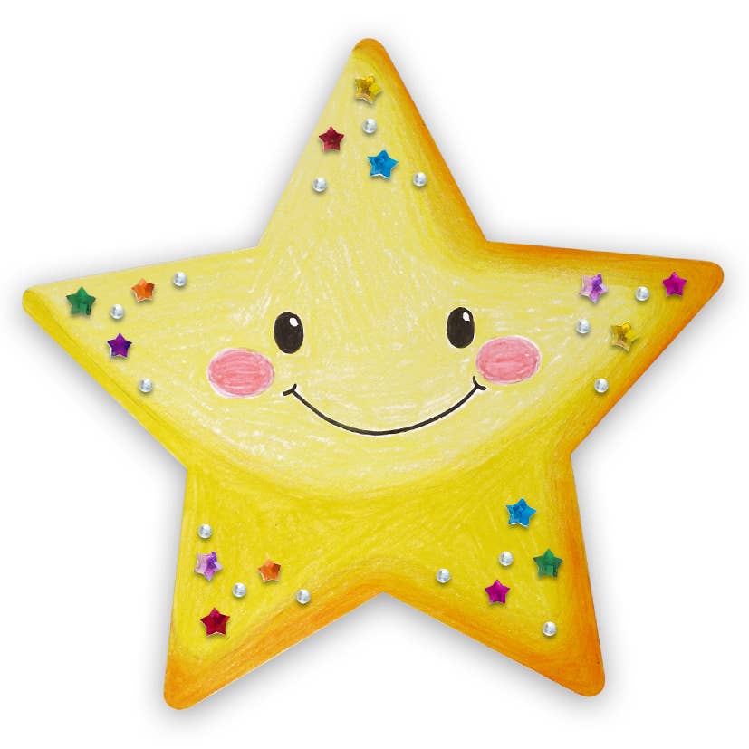 Villem Tähekujulised meisterdamisalused värvimiseks 22 × 22 cm, 20 tk URSUS®