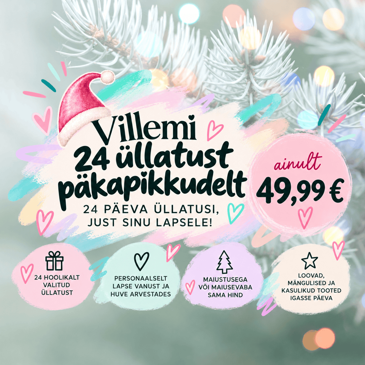 Villem Villemi 24 üllatust päkapikkudelt Villem.ee