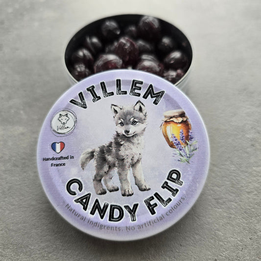 Villem Villem Candy Flip – Mee & Lavendli karamellkommid 50 g Villem