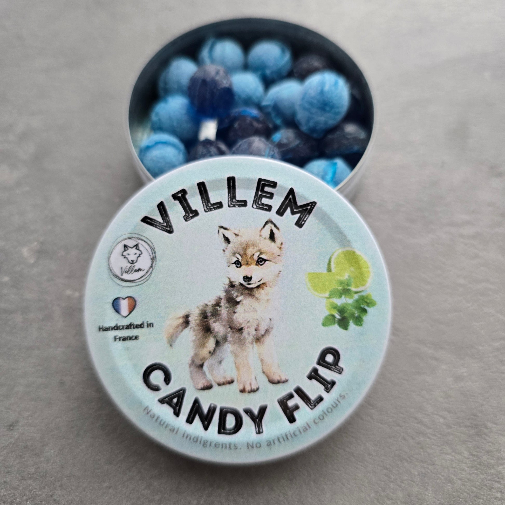 Villem Villem Candy Flip – Mojito & Curacao karamellkommid 50 g Villem