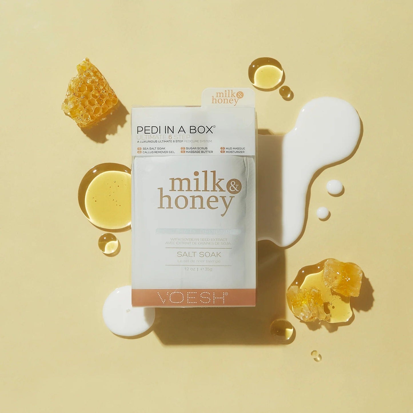 Villem Pedi In a Box – Milk & Honey 6in1 hellitav hoolitsus VOESH