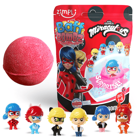 Villem Zimpli Baff Bombz - Miraculous Surprise! with figure inside Zimpli Kids