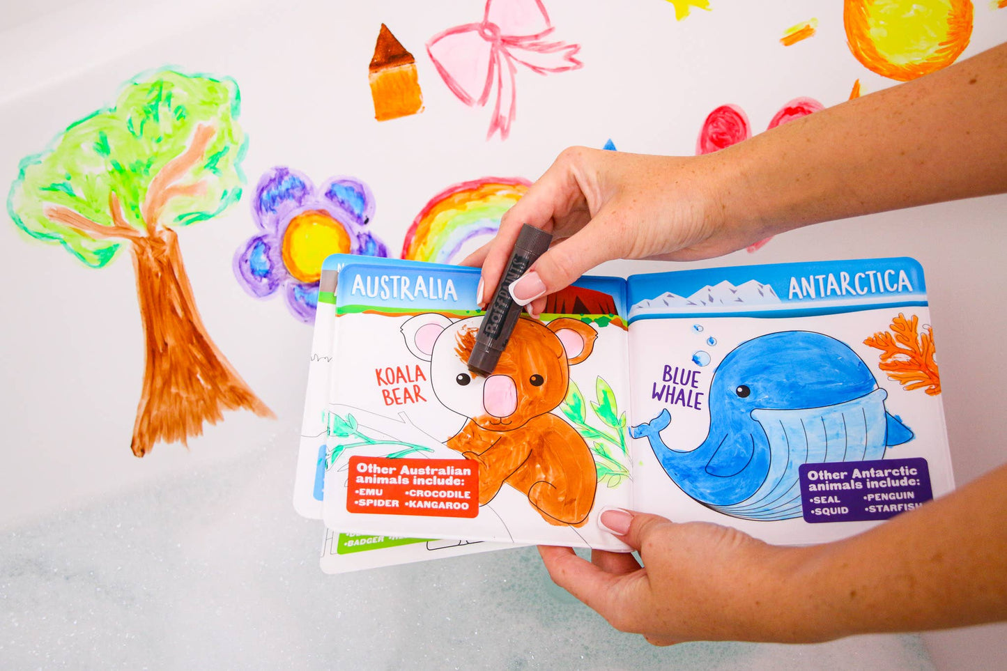 Villem Zimpli Baff Paints 10 pack - 10g Paint Sticks Zimpli Kids