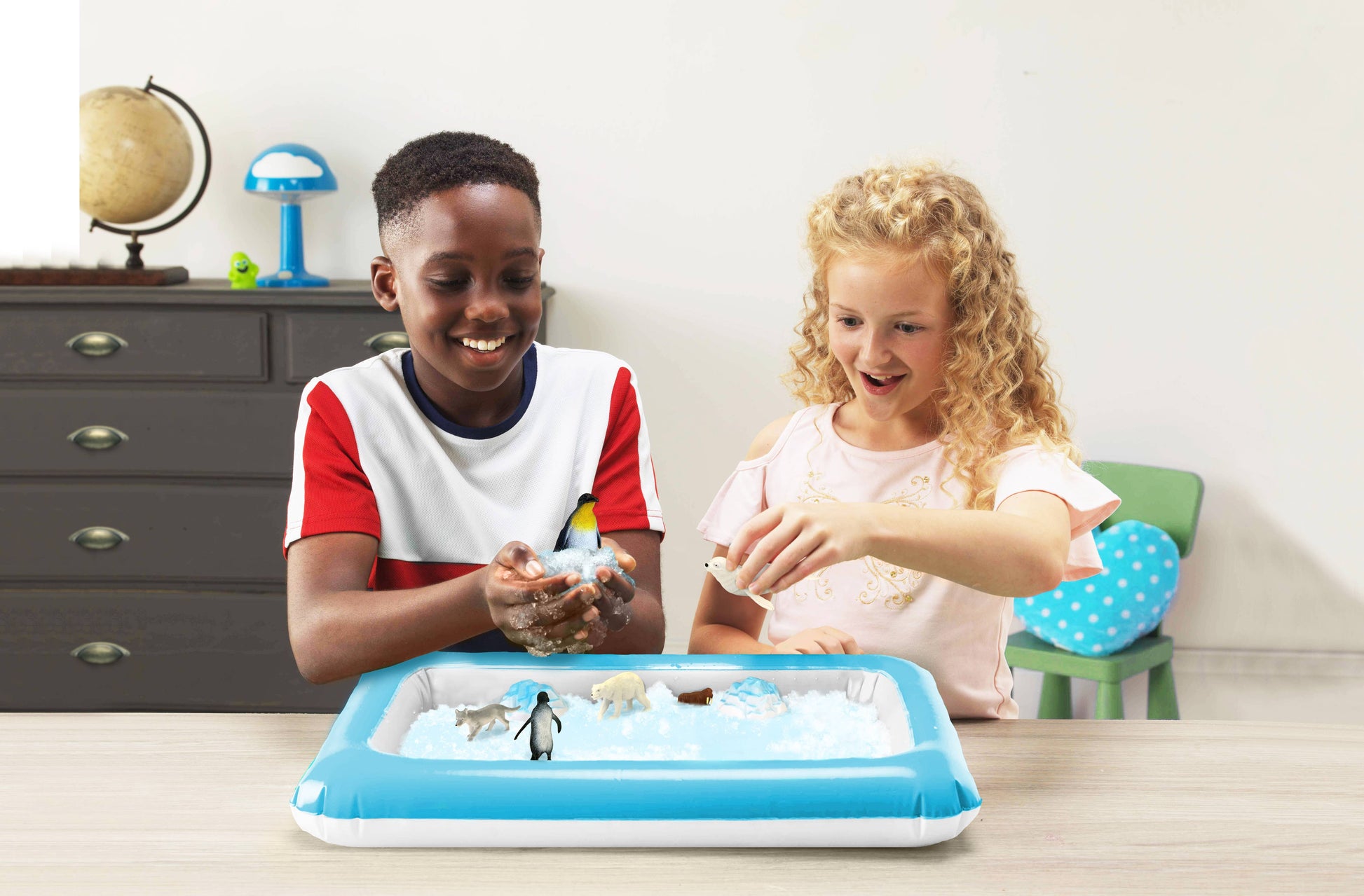 Villem Zimpli Gelli Worlds Arctic Adventure sensoorne polaarmängukomplekt alusega Zimpli Kids