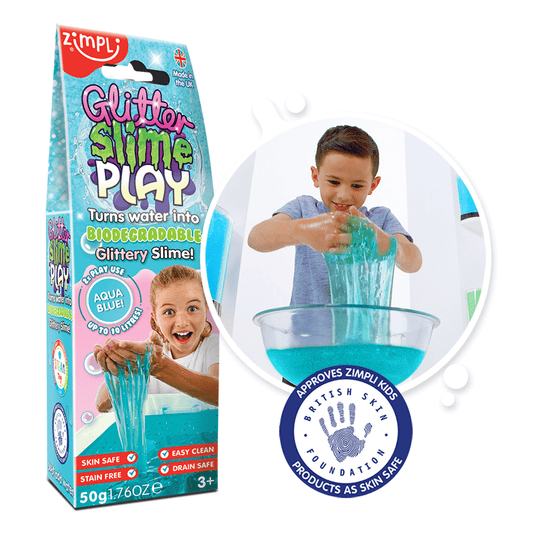 Villem Zimpli Glitter Slime Play Certified Biodegradable SensoryToy Zimpli Kids
